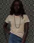 Vintage 1940’s Hanes Distressed Cotton T-Shirt | Heritage Blank Antique White Undershirt