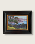 2000s Jeff Yeomans Original Oil Painting | Laguna Beach California Coastal Landscape Impressionist Art