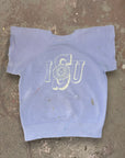 Vintage 1960’s ISU Purple Short Sleeve Sweatshirt