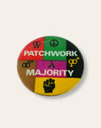 Vintage 1970’s Patchwork Majority Pin