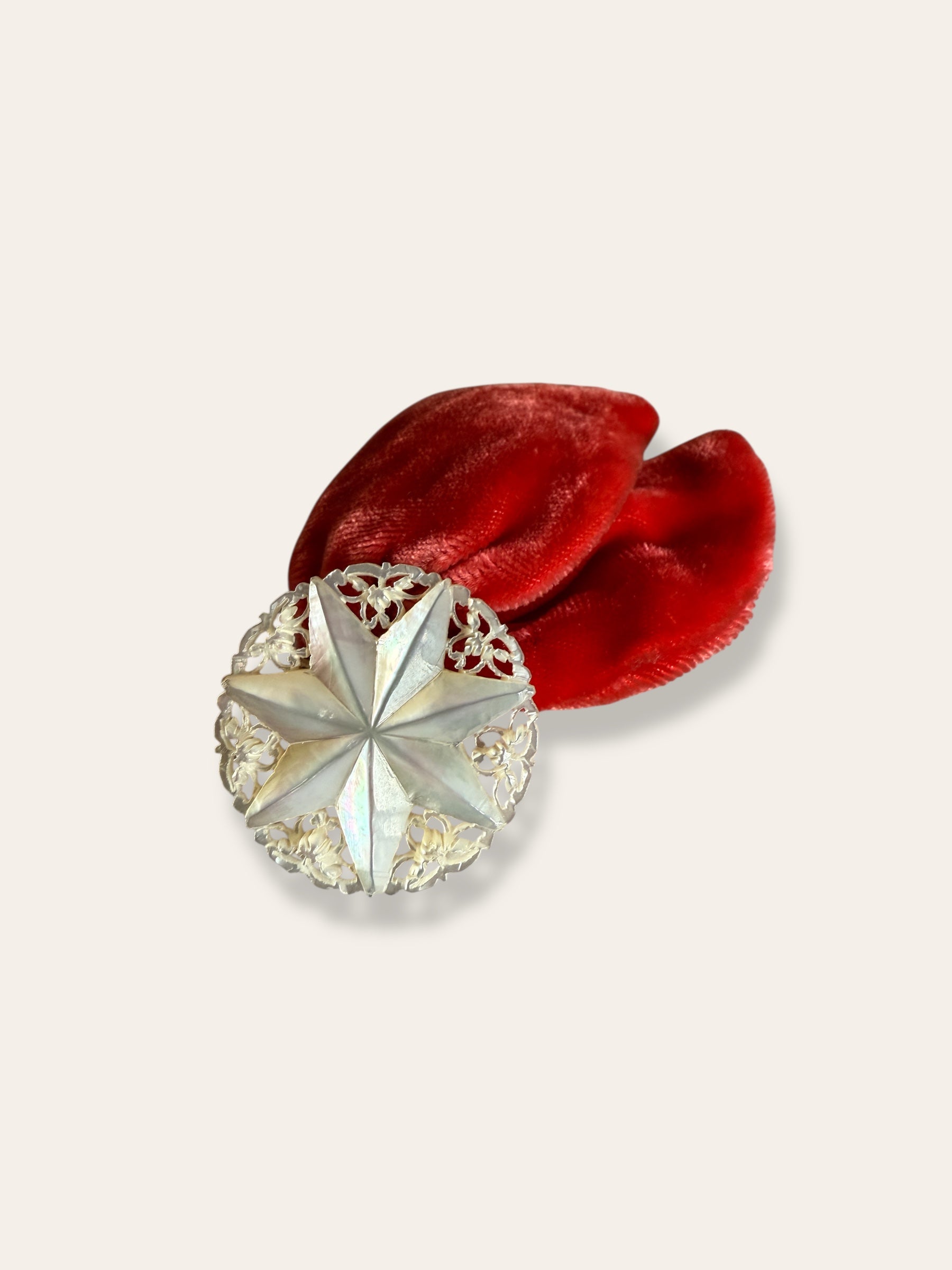 Vintage 1930’s Poppy Velvet Dress