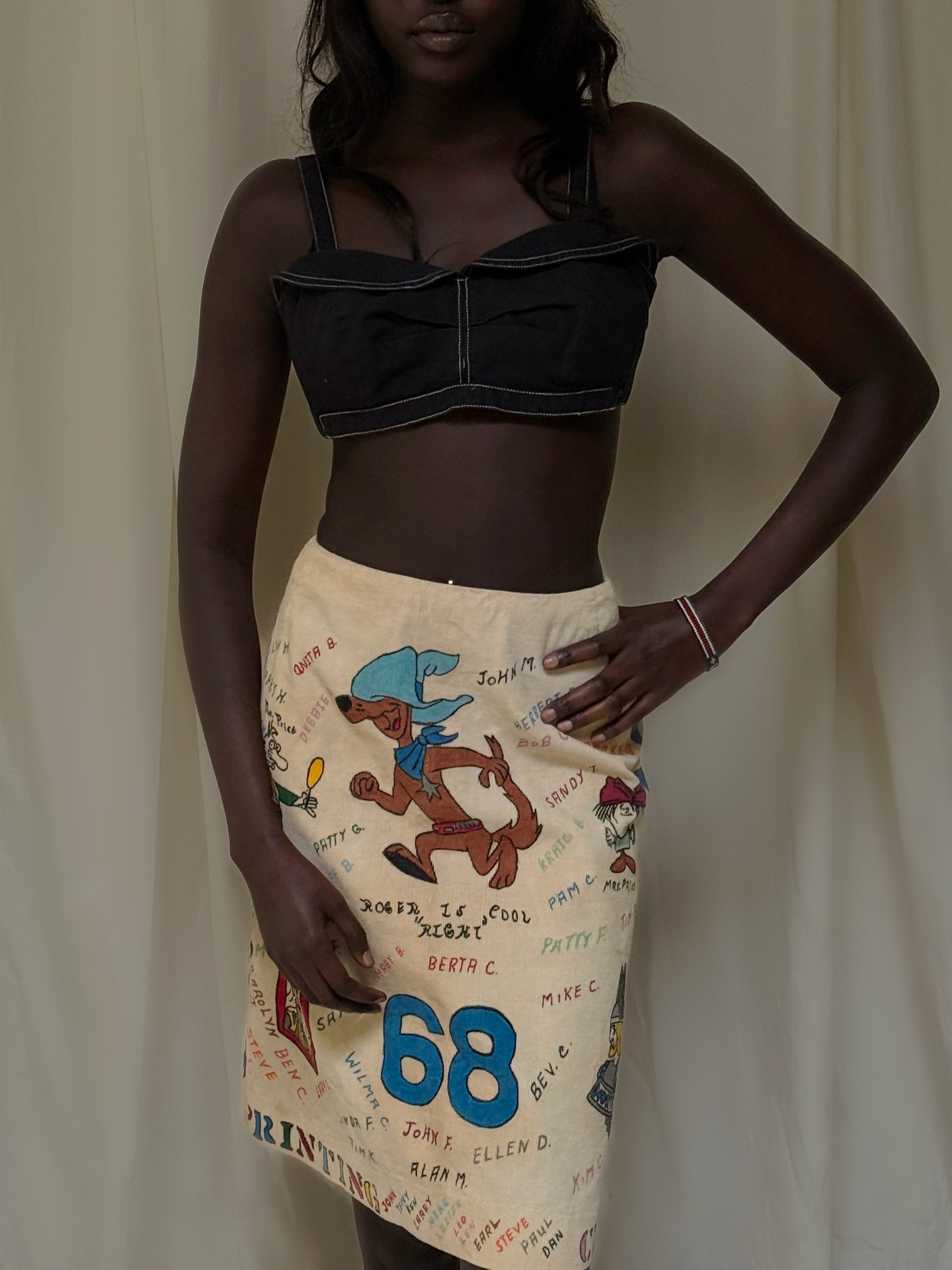 Vintage 1960’s Senior Corduroy Skirt W:25