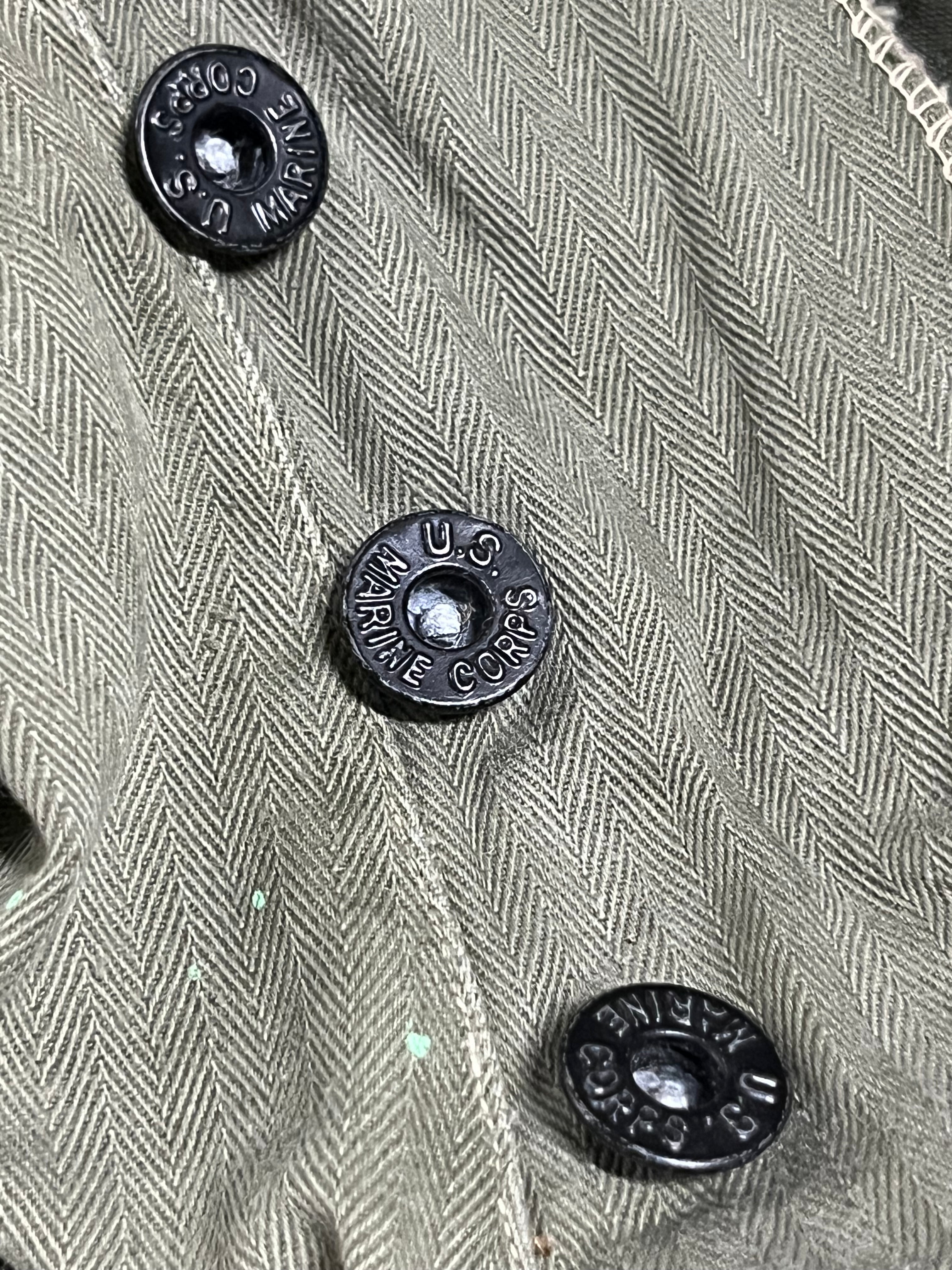 Vintage 1940's WWII USMC P41 HBT Trousers W:31 – Afterlife Boutique