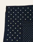 Vintage 1940’s Polka Dot Fast Color Trunk Down Mended Selvedge Bandana