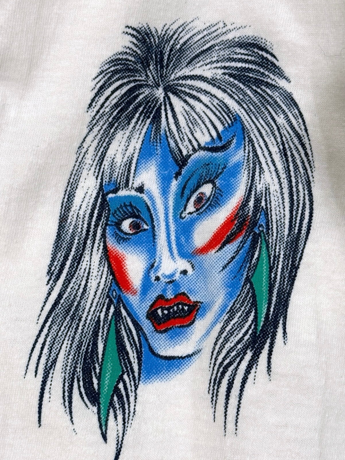 Vintage 1990s Ozzy Osbourne Long Sleeve Tattoo Test Print T-Shirt | Rare Rock Tee