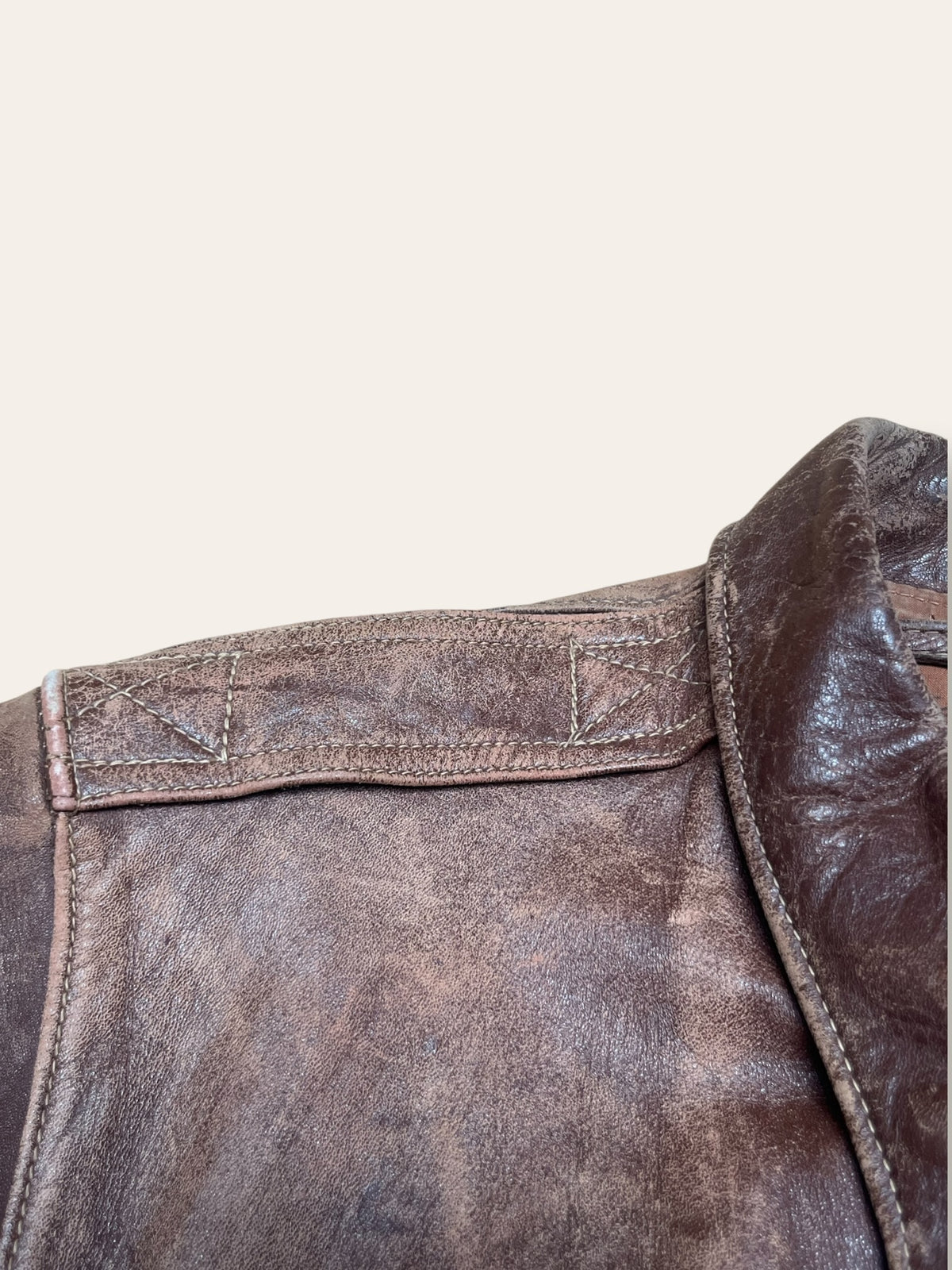 Vintage WWII USAAF A-2 Horsehide Bomber Jacket | 1940s Sz 38 Leather Flight Jacket