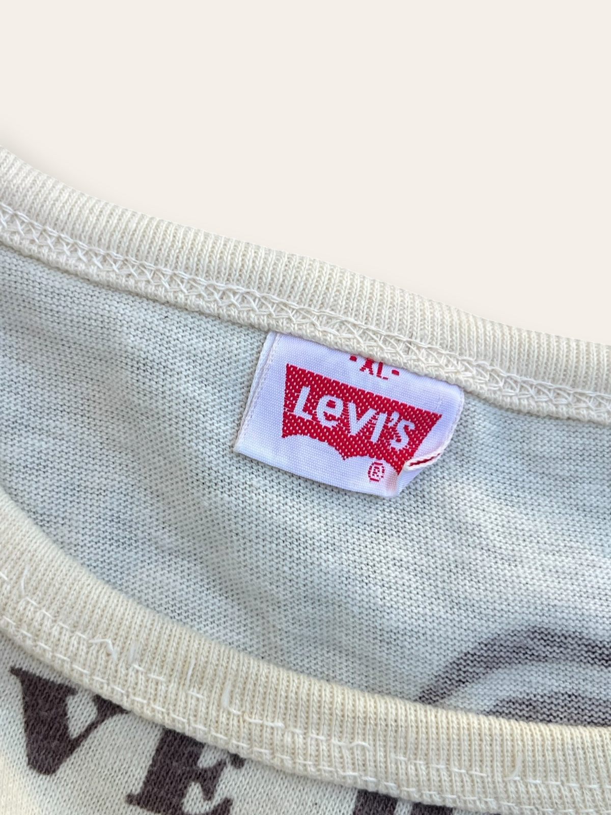Vintage 1970’s Levi’s All Over Print T-Shirt | Rare Size XL