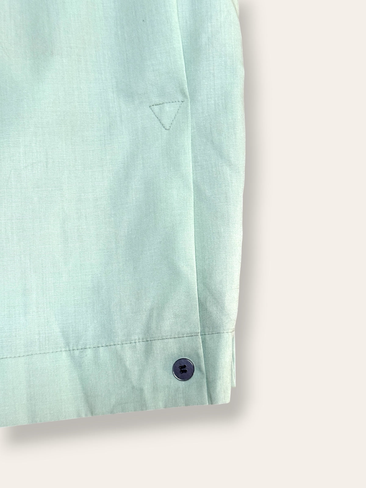 Vintage 1960’s Chain Stitch Bowling Shirt | Two Tone Green Shirt