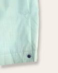 Vintage 1960’s Chain Stitch Bowling Shirt | Two Tone Green Shirt