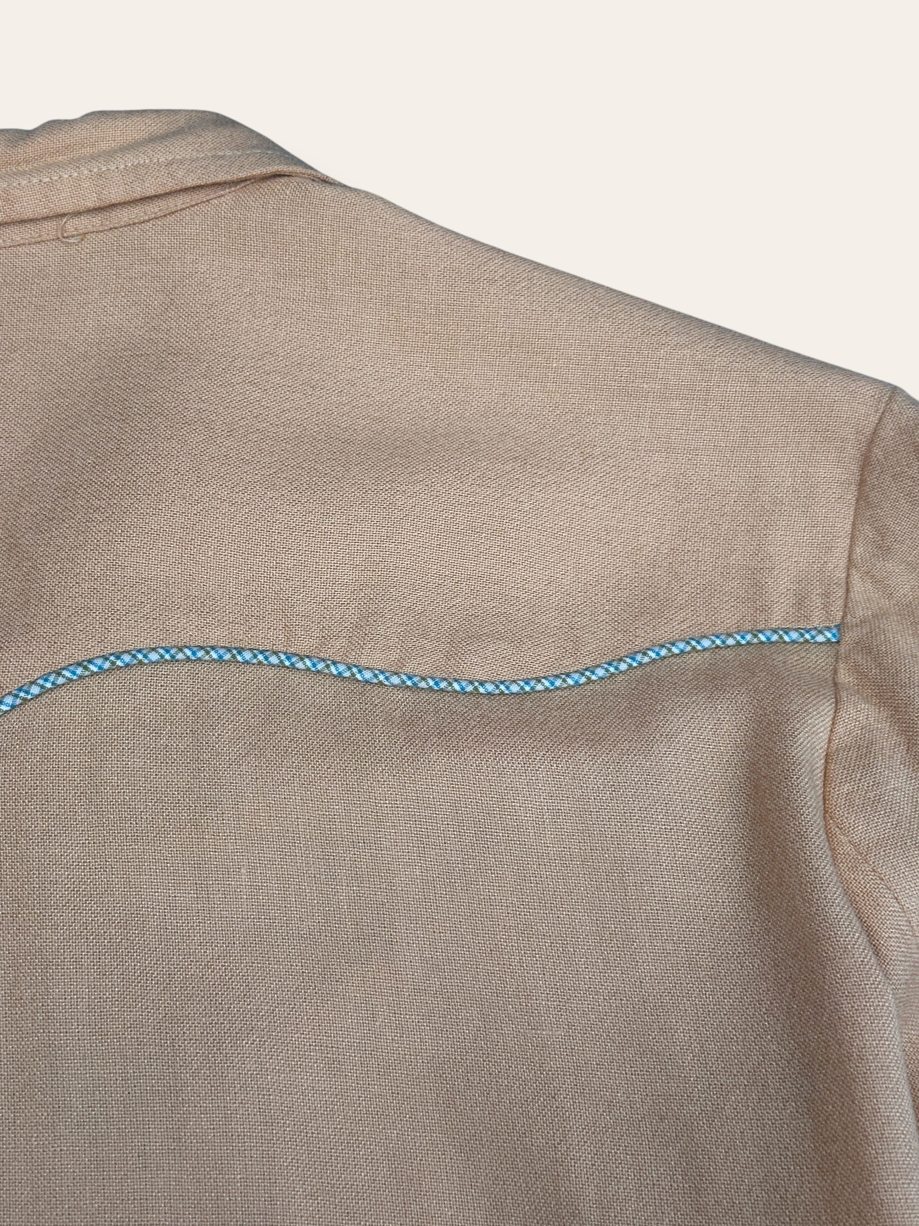 Vintage 1950's California Ranchwear Embroidery Western Shirt