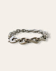 925 Sterling Silver Heavy Artisan Handmade Chain Link Bracelet