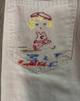 Vintage 1970’s Levi’s 646 Embroidered Denim W:29