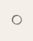 925 Sterling Silver Braided Rope Ring | Chunky Silver Band Rope Ring | Size 10