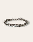925 Sterling Silver Chunky Artisan Handmade Chain Link Bracelet
