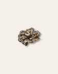 Vintage 1800’s Seed Pearl 10k Gold Pin