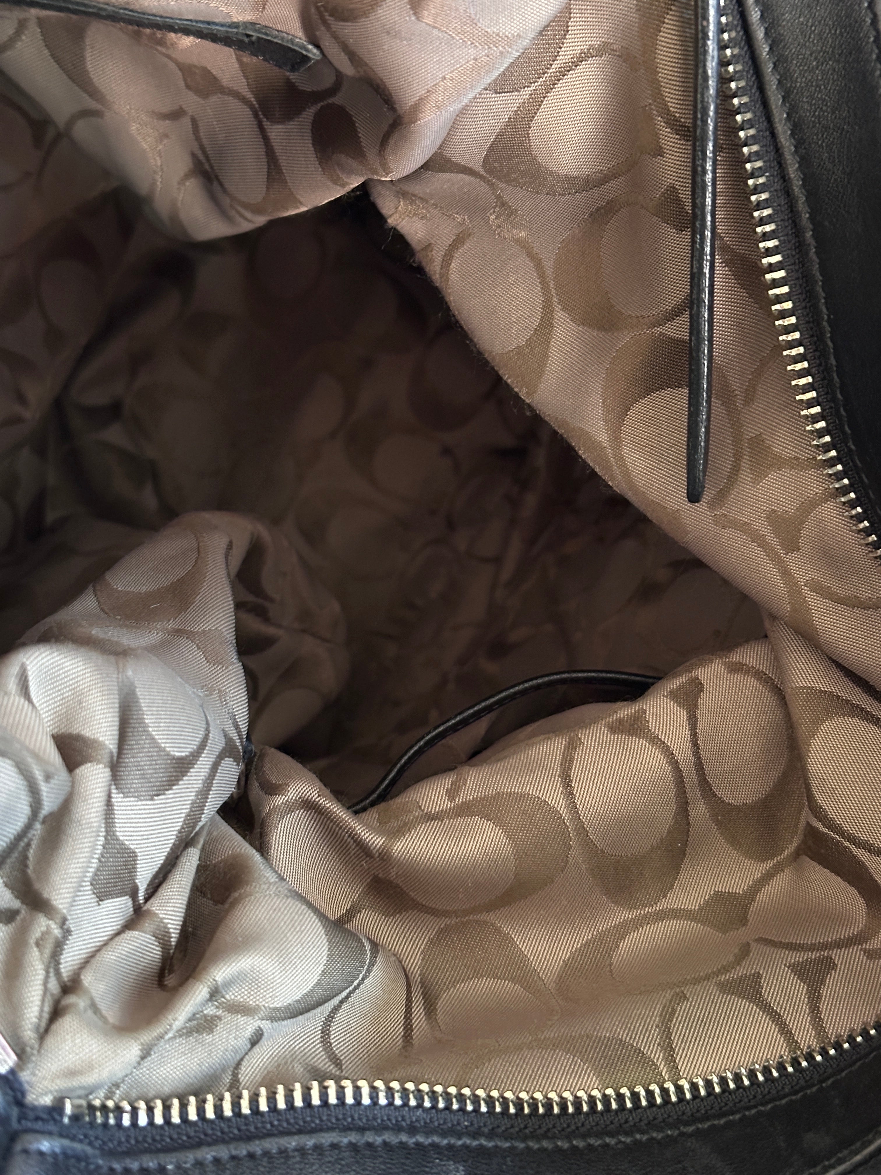 Early 2000's Coach 9151 XL Bucket Black Legacy Bag – Afterlife
