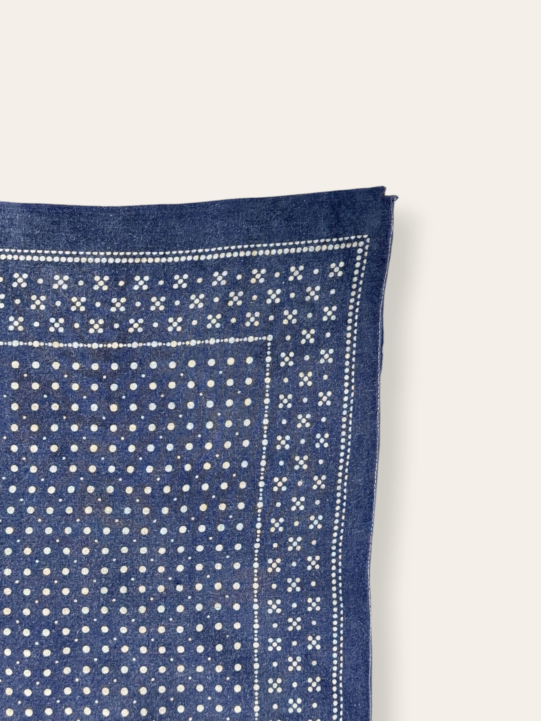 Vintage 1950’s Duplex Fast Indigo Bandana
