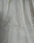 Vintage 1920’s Deadstock Cream Lace & Silk Step In Slip Dress