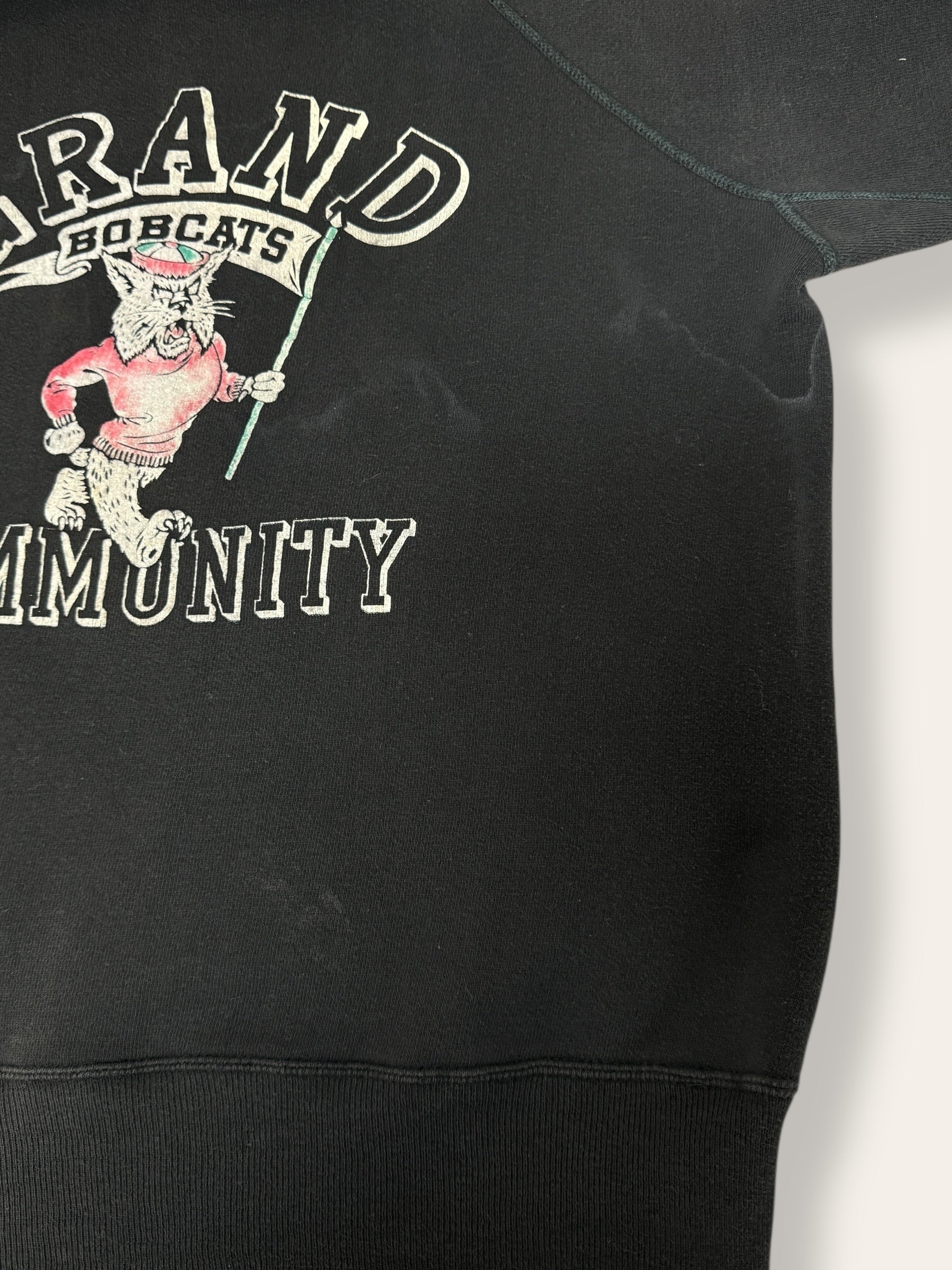 Vintage 1960's Flock Print Grand Community School Sweatshirt