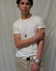 Vintage 1940’s J.C. Penney Cotton T-Shirt | Heritage Blank Antique White Shirt