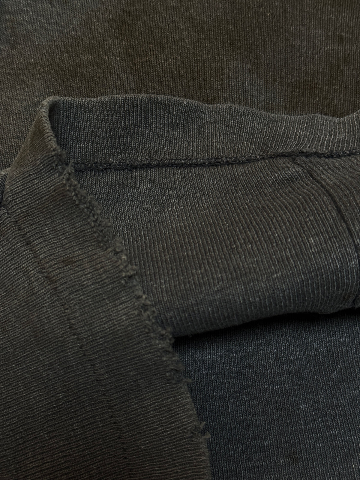Vintage 1930s Distressed Cotton Grey Heather Work Cardigan