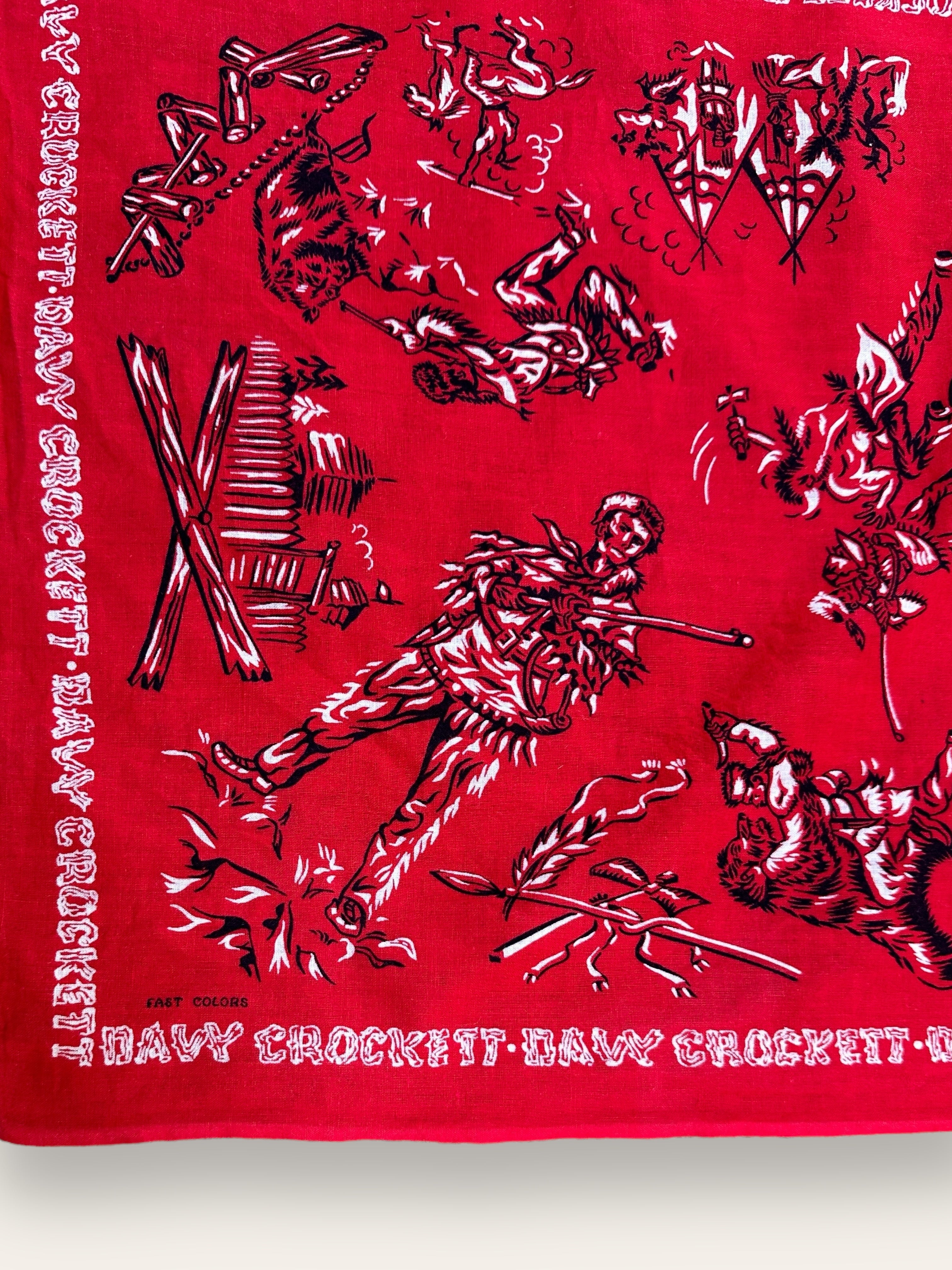 Vintage 1940's Davy Crockett Bandana – Afterlife Boutique