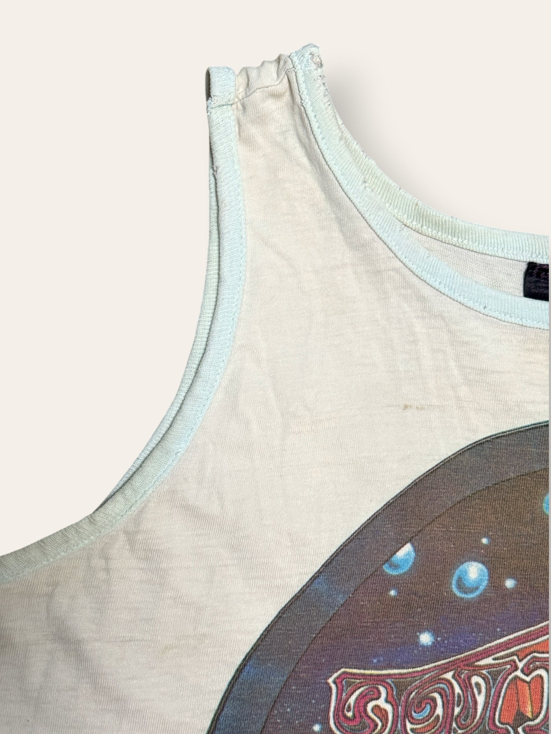Vintage 1973 Monster Company Rare FUCK Kelley Mouse Studios Tank Top | 1970s Grateful Dead Tank
