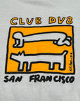 Vintage 1980s Keith Haring Club DV8 San Francisco Dog Graphic T-Shirt | Vintage Graphic Art Tee