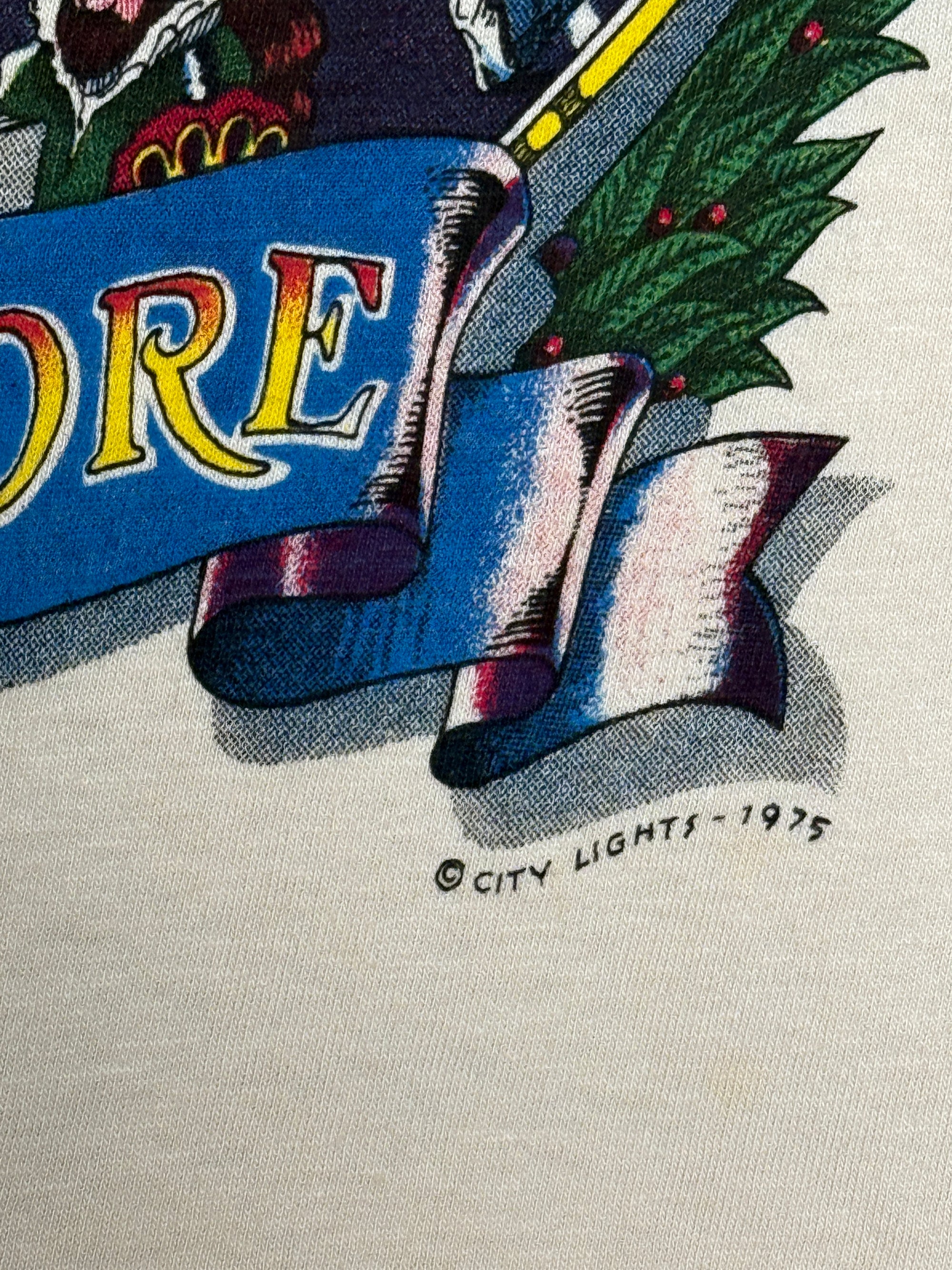 Vintage 1970s Kelley Mouse Studio Test Print T-Shirt | Home Grown Weed | City Lights Bookstore Graphic | Rare 1970s Psychedelic Art T-Shirt