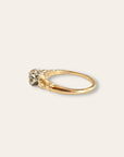 Vintage 1940’s 14k Gold Diamond Engagement Ring Size 6.25