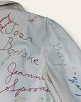 Vintage 1940’s Embroidered Signature Autograph Jacket | Class Autograph Coat