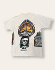 Vintage 1975 Kelley Mouse Studio Test Print T-Shirt | San Francisco, Tiger Rose Graphic Tee | Rare 1970s Psychedelic Art T-Shirt