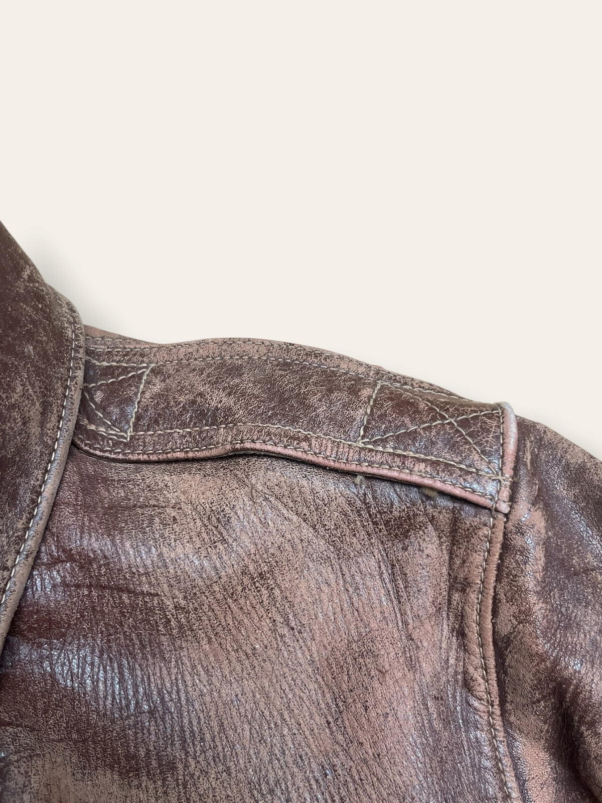 Vintage WWII USAAF A-2 Horsehide Bomber Jacket | 1940s Sz 38 Leather Flight Jacket