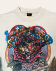 Vintage 1975 Kelley Mouse Studio Test Print T-Shirt | San Francisco, Tiger Rose Graphic Tee | Rare 1970s Psychedelic Art T-Shirt