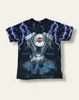 Vintage 1990s Harley Davidson Lightning & Thunder T-Shirt | Bob Dron Oakland Dealer Tee