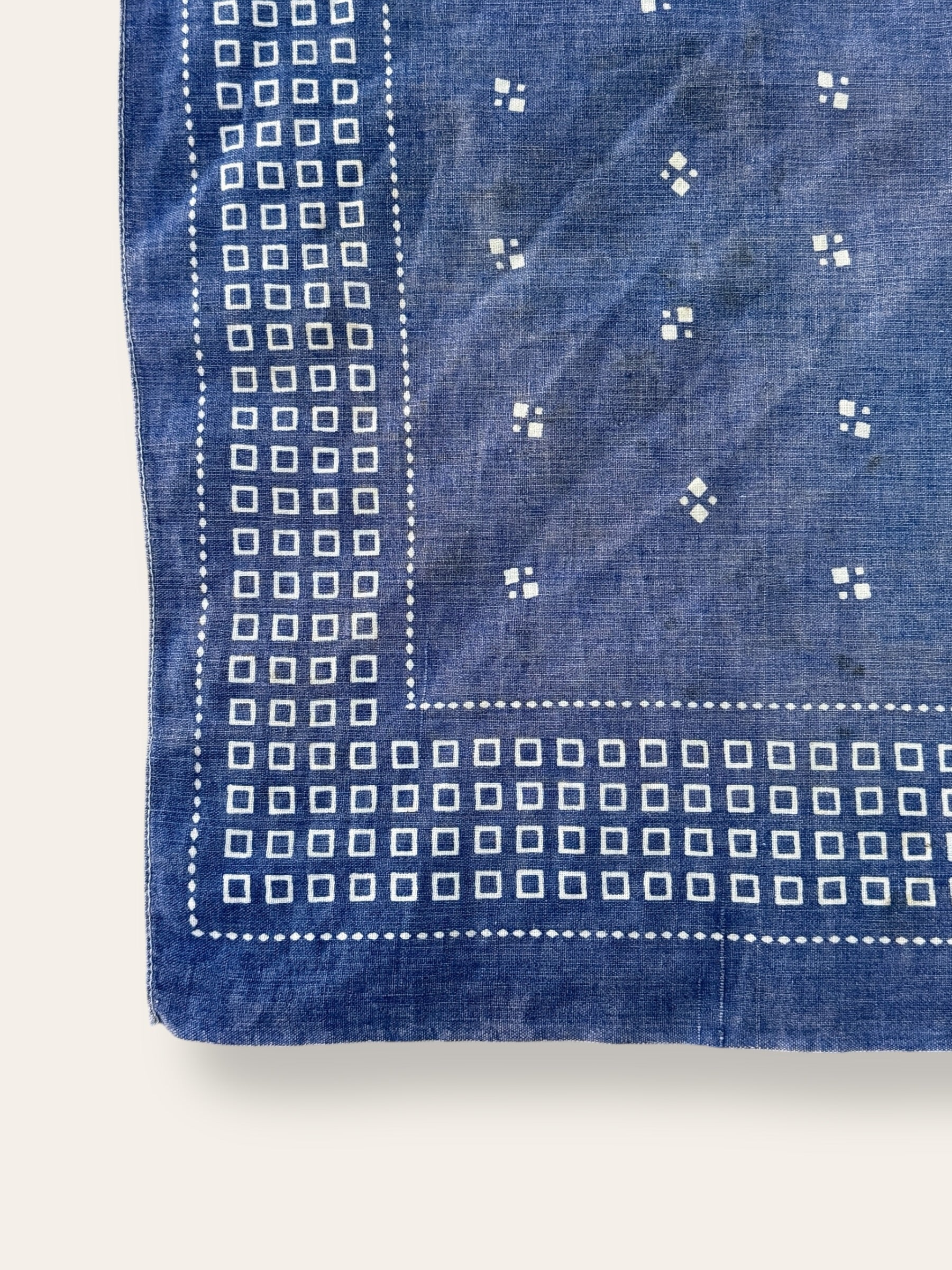 Vintage 1920-30’s Indigo Bandana