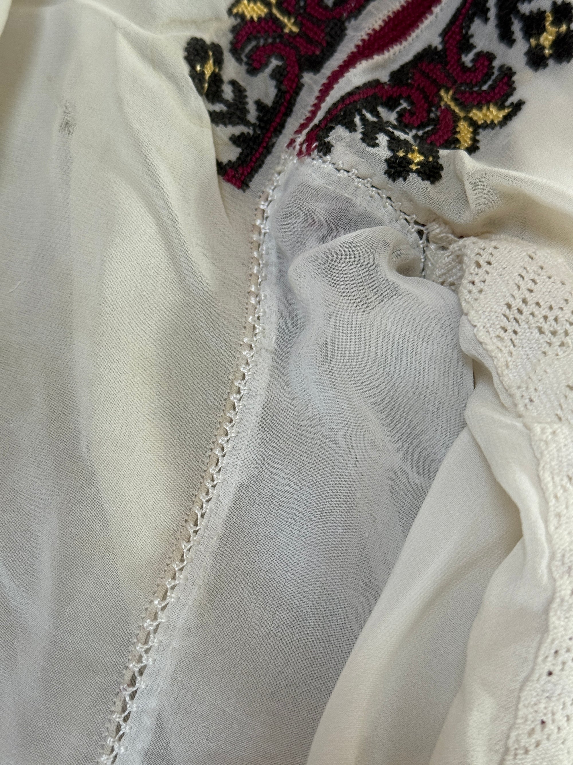 Vintage 1940’s Eastern European Embroidered Blouse
