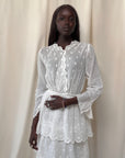 Vintage Early 1900’s Edwardian Tiered Lawn Dress