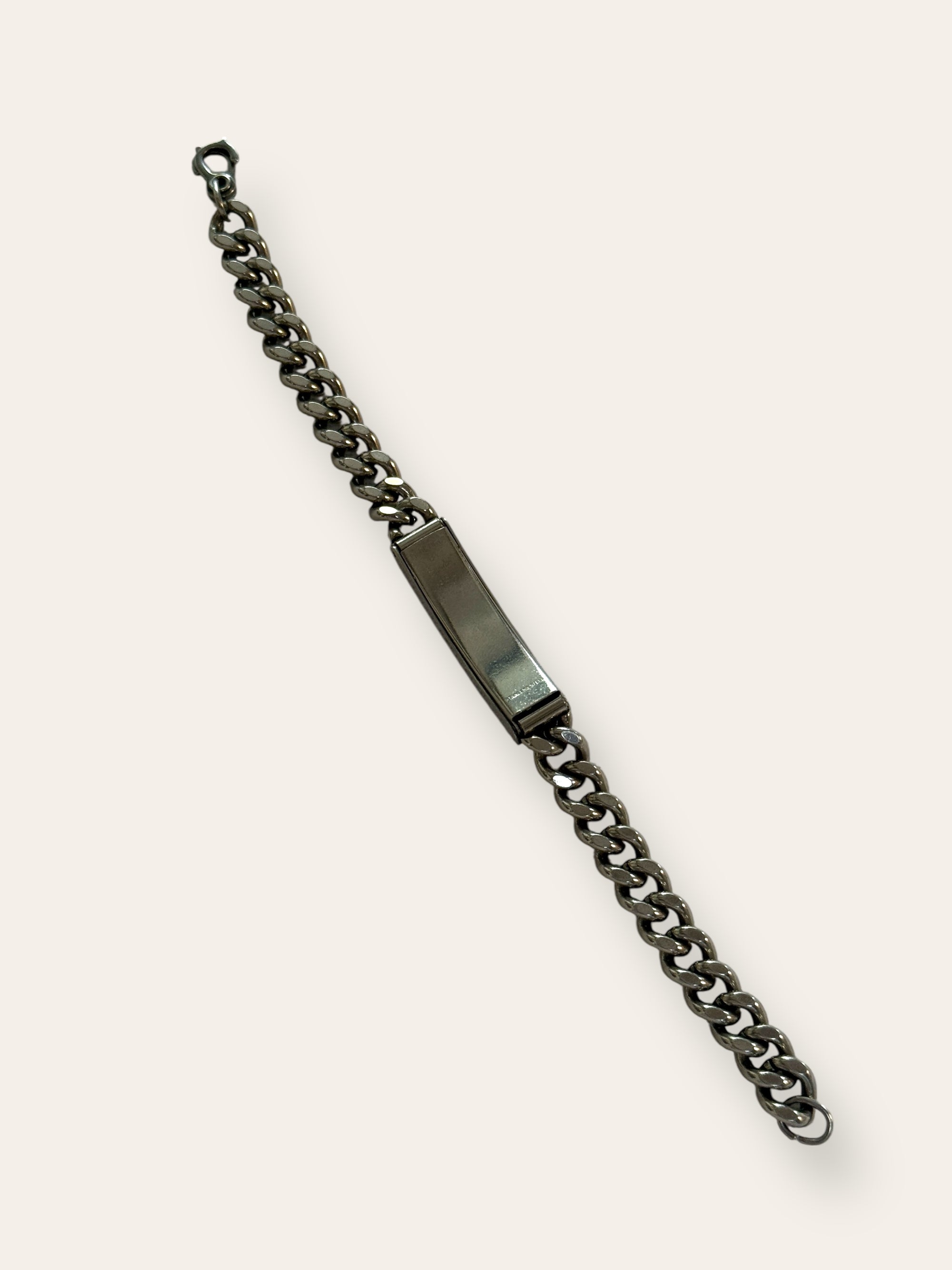 Vintage Curb Chain Open ID Bracelet