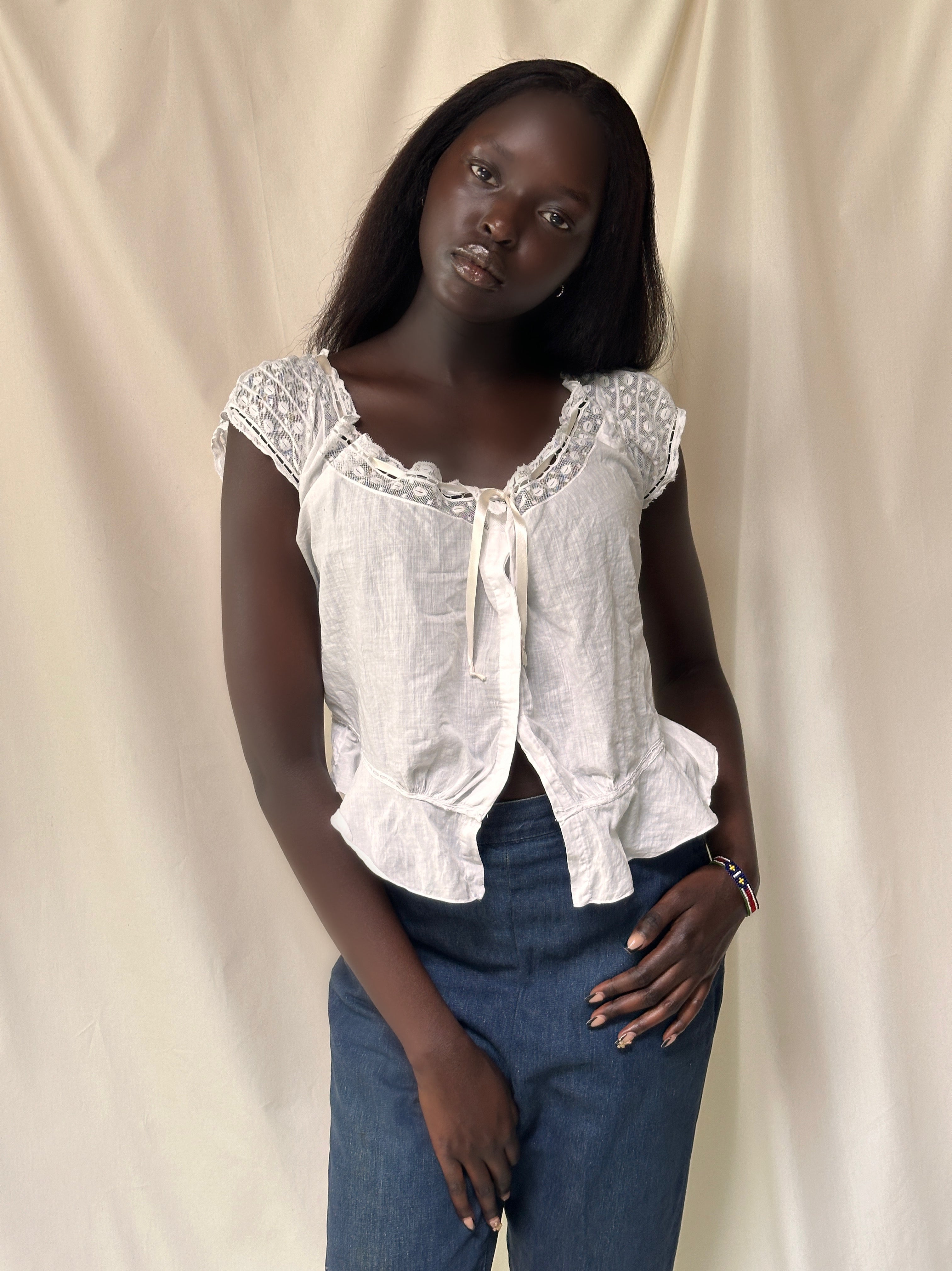 Vintage Early 1900's Cotton Lace Corset Cover – Afterlife Boutique