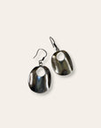 Vintage Modernist Sterling Silver Drop Earrings | Mexico 925