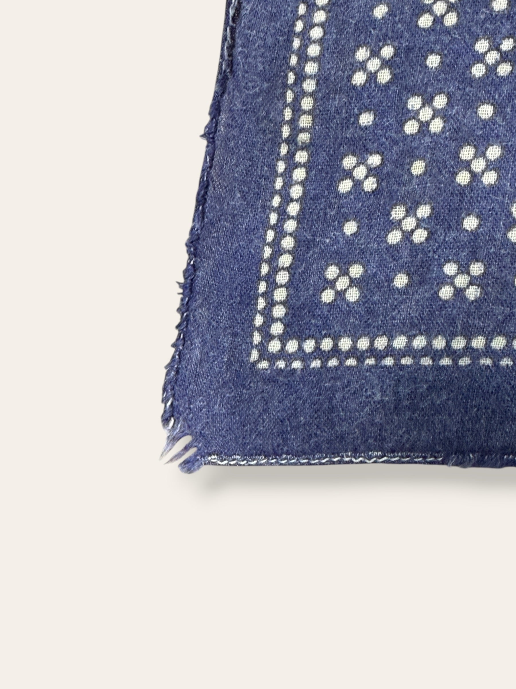 Vintage 1950’s Duplex Fast Indigo Bandana