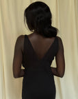 Vintage 1930’s Sheer Black Slip Dress