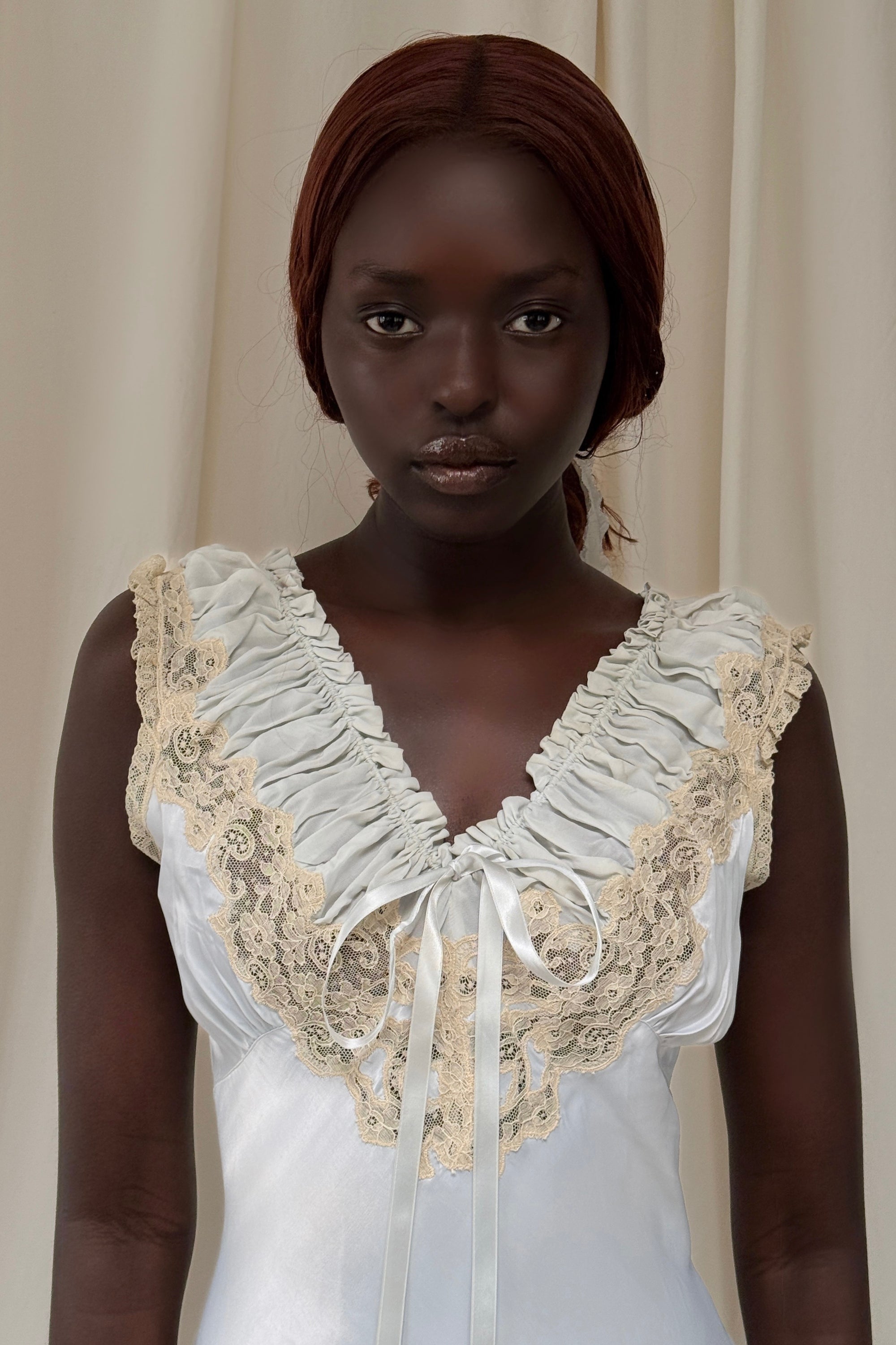 Vintage 1930’s Silk &amp; Lace Slip Dress | Bias Cut Gown