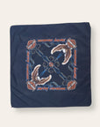 Vintage 1980’s- 1990’s Harley Davidson Pinstriping 3D Emblem Black Bandana
