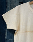 Vintage 1940-50’s Oneitaknit Cotton T-Shirt | Heritage Blank Antique White Undershirt