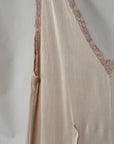 Vintage 1930’s Silk & Lace Champagne Slip Dress