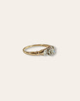 Vintage 1940’s 14k Gold Diamond Engagement Ring Size 6.25