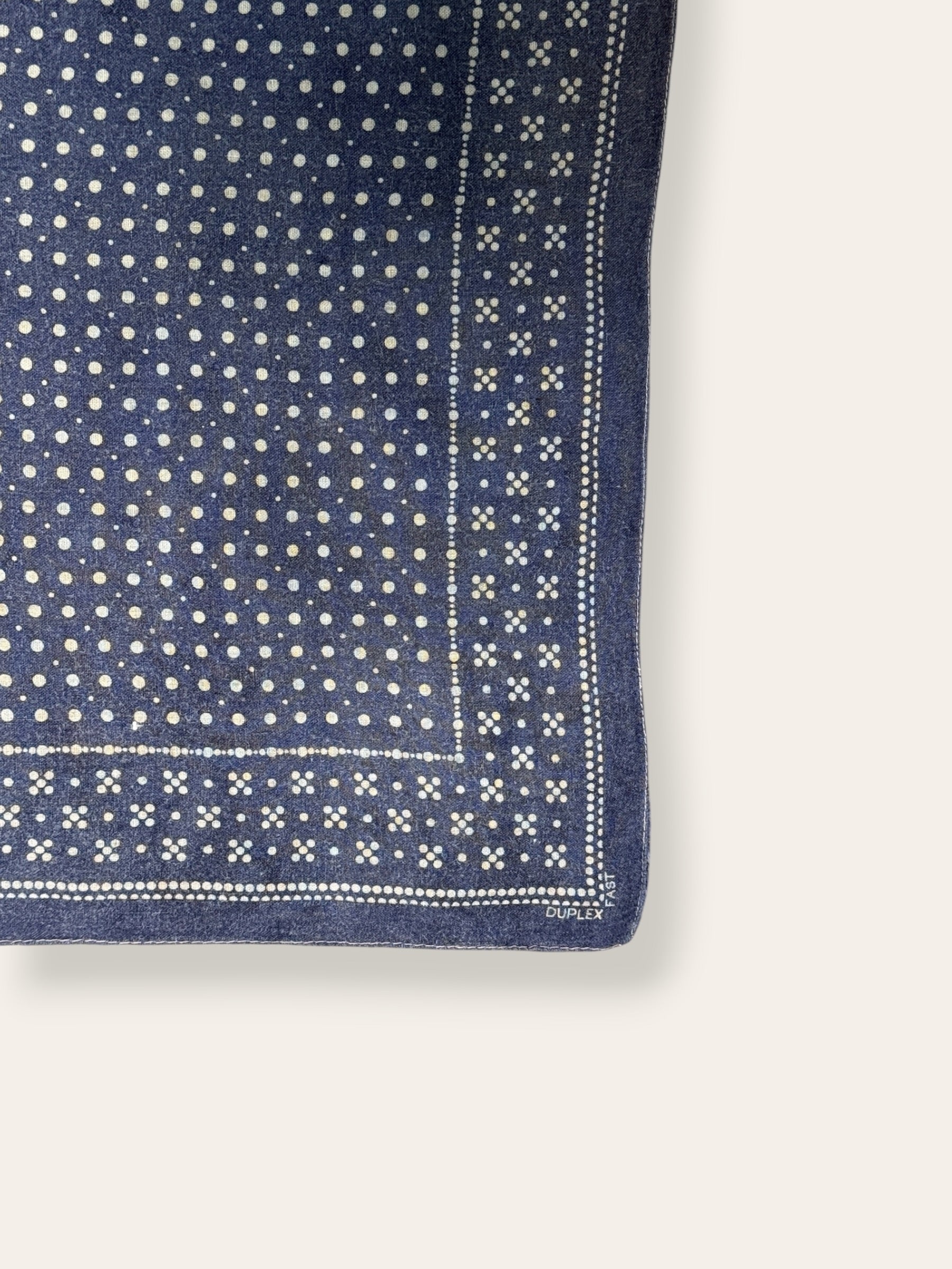 Vintage 1950’s Duplex Fast Indigo Bandana