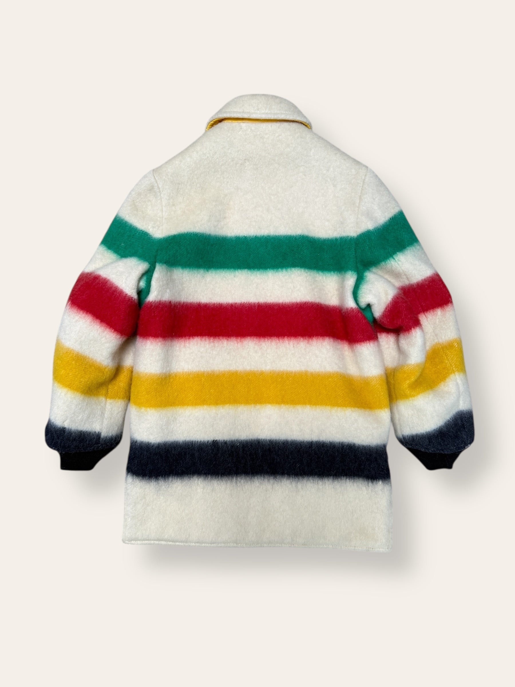 Vintage 1960’s Hudson Bay Wool Blanket Reversible Jacket